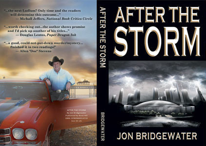 Full cover design for crime and mystery fiction title