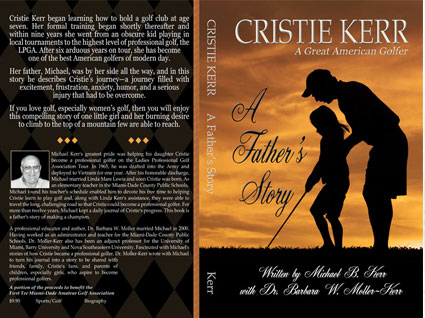 Cover designed for a biography of an LPGA champion